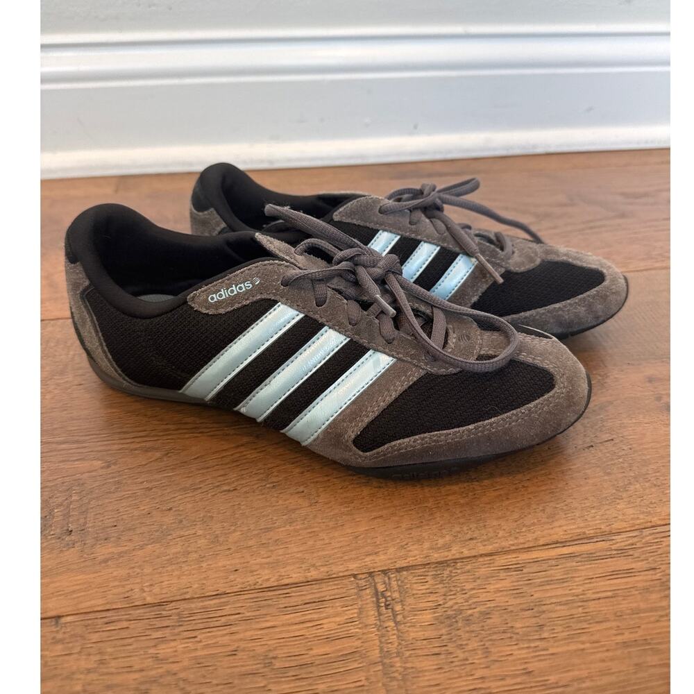 Adidas NEO Label Vibecomplete Low Top Sneakers Grey Blue Womens Size 7.5